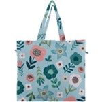 Flower Canvas Travel Bag