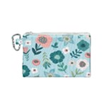 Flower Canvas Cosmetic Bag (Small)