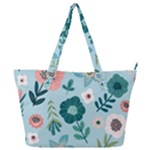 Flower Full Print Shoulder Bag