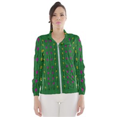 Forest Tulips Groowing To Reach The Divine Sky Pop-culture Women s Windbreaker by pepitasart