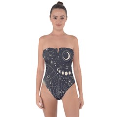 Magic-patterns Tie Back One Piece Swimsuit by CoshaArt