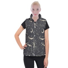 Magic-patterns Women s Button Up Vest by CoshaArt