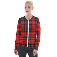 Boyd Modern Tartan 2 Velvet Zip Up Jacket by tartantotartansred