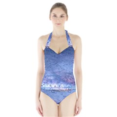 Gouttes D eau Galaxy Halter Swimsuit by kcreatif