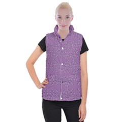 Abstract Pattern Geometric Backgrounds   Women s Button Up Vest by Eskimos