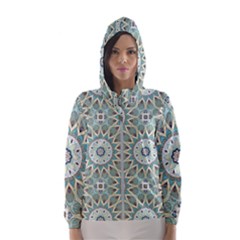 Mandala  Women s Hooded Windbreaker by zappwaits