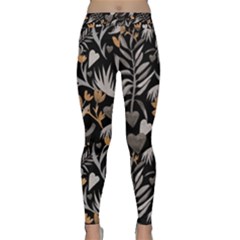   Plants And Hearts In Boho Style No  2 Classic Yoga Leggings by HWDesign