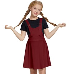 Color Blood Red Kids  Apron Dress by Kultjers