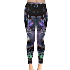 The High Priestess Card Inside Out Leggings by MRNStudios