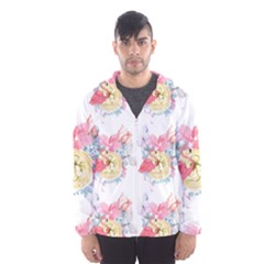 Flamingos Men s Hooded Windbreaker by Sparkle