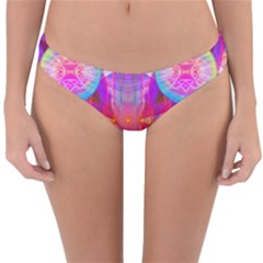 Pink Diamond Reversible Hipster Bikini Bottoms by Thespacecampers