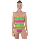 Peace And Love Tie Back One Piece Swimsuit View1