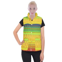 Rippled Memory Women s Button Up Vest by Thespacecampers