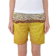 Beer-bubbles-jeremy-hudson Women s Basketball Shorts by nate14shop