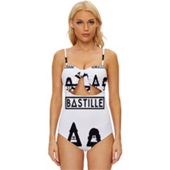 Bastille Knot Front One-piece Swimsuit by nate14shop