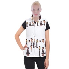 American Horror Story Cartoon Women s Button Up Vest by nate14shop