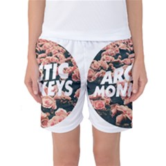 Arctic Monkeys Colorful Women s Basketball Shorts by nate14shop
