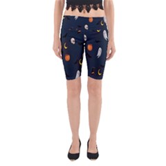 Halloween Yoga Cropped Leggings by nate14shop