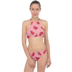 Water Melon Red Racer Front Bikini Set by nate14shop