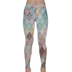 Tiles-shapes Classic Yoga Leggings by nate14shop