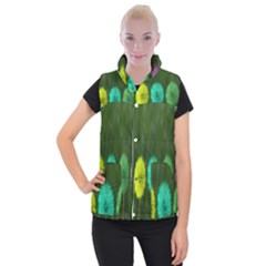 Dandelions Women s Button Up Vest by nate14shop