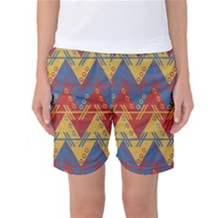 Aztec Women s Basketball Shorts by nate14shop