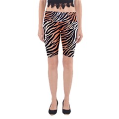 Cuts  Catton Tiger Yoga Cropped Leggings by nate14shop