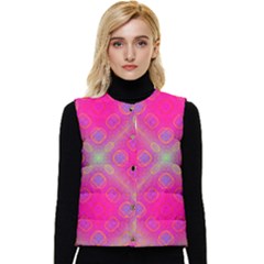 Pinky Brain Women s Short Button Up Puffer Vest by Thespacecampers