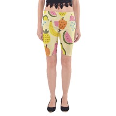 Graphic-fruit Yoga Cropped Leggings by nate14shop