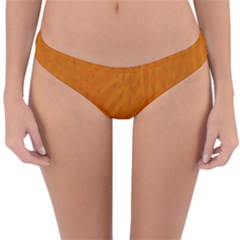 Orange Reversible Hipster Bikini Bottoms