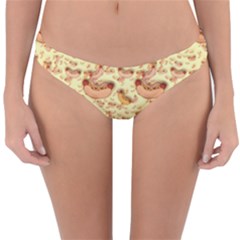 Hot-dog-pizza Reversible Hipster Bikini Bottoms