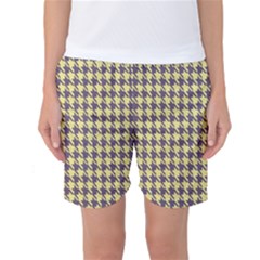 Houndstooth Women s Basketball Shorts by nate14shop