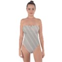 Sand Waves Tie Back One Piece Swimsuit View1