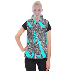 Just Do It Leopard Silver Women s Button Up Vest by nate14shop