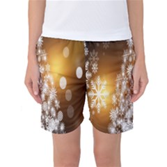 Christmas-tree-a 001 Women s Basketball Shorts by nate14shop