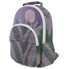 Purple Haze  Rounded Multi Pocket Backpack by Hayleyboop