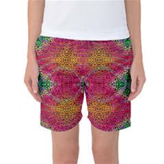 Dreamy Cheetah Women s Basketball Shorts by Thespacecampers