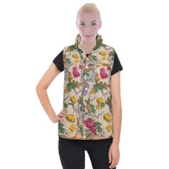  Women s Button Up Vest by nate14shop