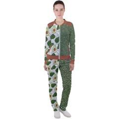 Avocado Pattern Casual Jacket And Pants Set by flowerland