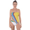 Paper Tie Back One Piece Swimsuit View1