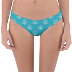 Snowflakes 002 Reversible Hipster Bikini Bottoms by nate14shop
