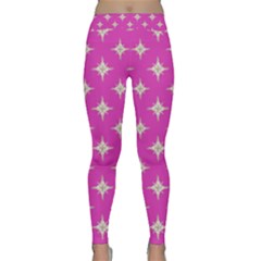 Star-pattern-b 001 Classic Yoga Leggings by nate14shop