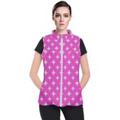 Star-pattern-b 001 Women s Puffer Vest by nate14shop