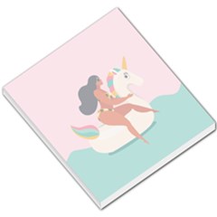 Unicorn Swimming Small Memo Pad by walala