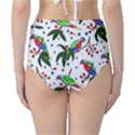 Seamless-pattern-with-parrot Classic High-Waist Bikini Bottoms View2