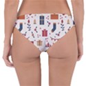 Christmas-gifts-socks-pattern Reversible Hipster Bikini Bottoms View4