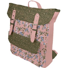 Pink Flower Buckle Up Backpack by flowerland