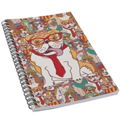 Dogs Cute Pets 5 5  X 8 5  Notebook by walala