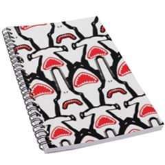 Hammerhead Shark Pattern 5 5  X 8 5  Notebook by walala