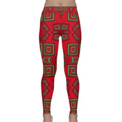 Abstract Pattern Geometric Backgrounds Classic Yoga Leggings